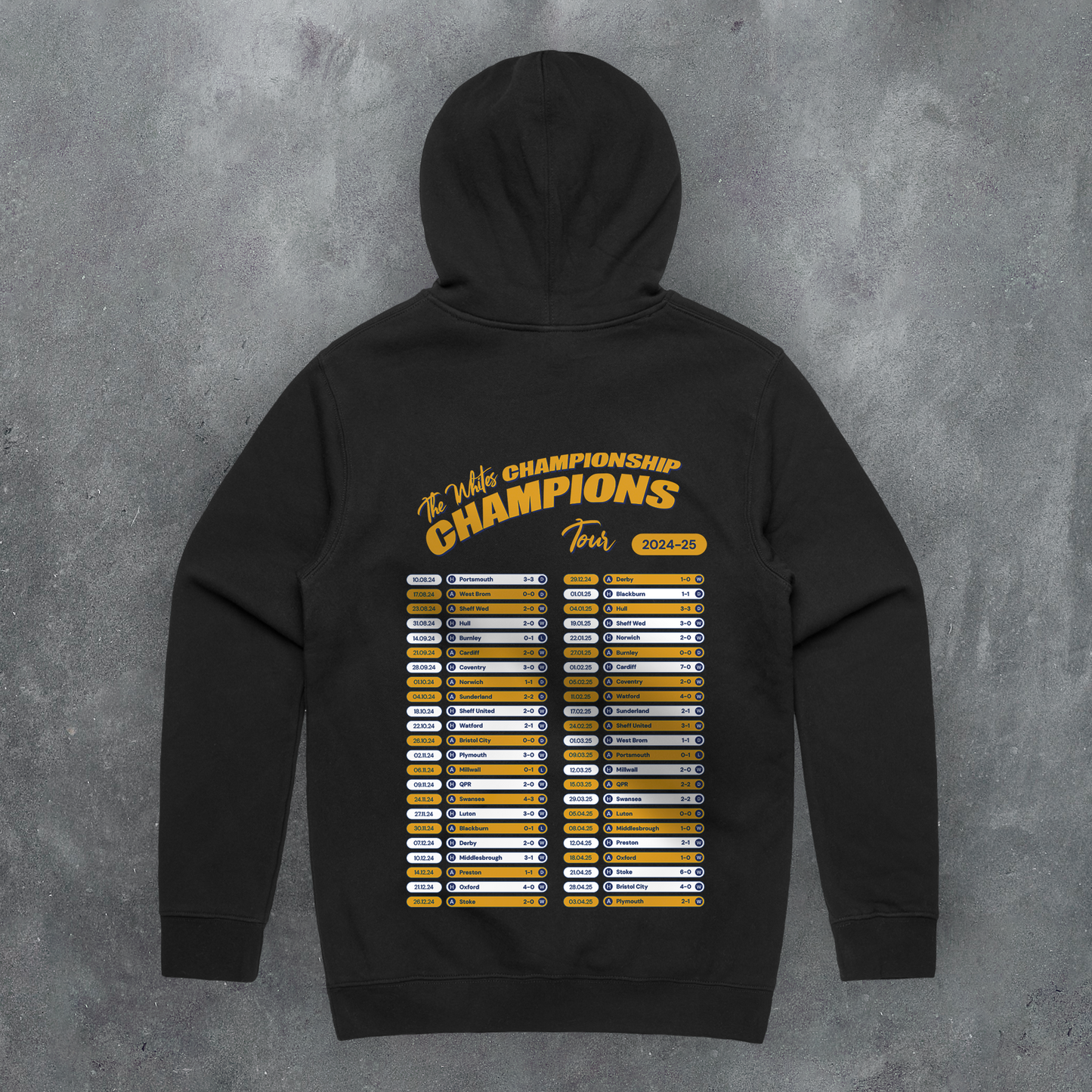 Leeds '2024-25' Tour Hoodie