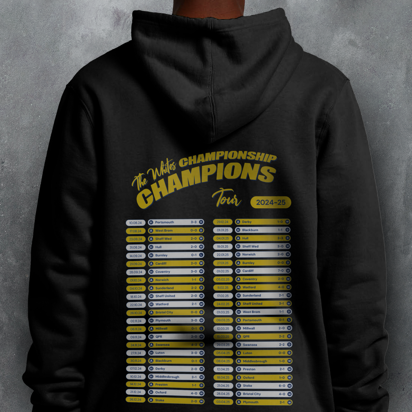 Leeds '2024-25' Tour Hoodie